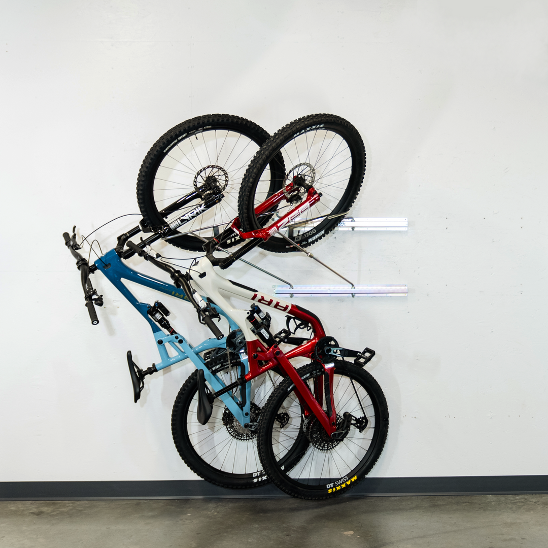 Tilt & Pivot Garage Bike Rack