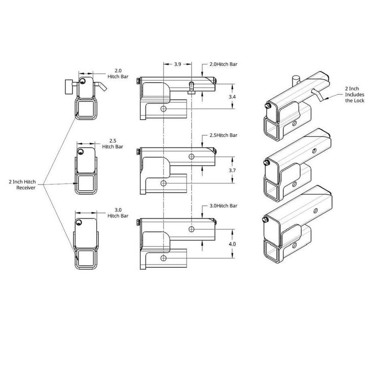 Receiver Hitch Adaptor